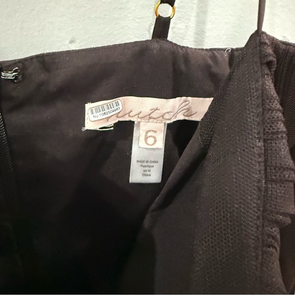 Anthropologie Hutch Dress Amara Tulle Bustier Midi in Chocolate Brown - Picture 8 of 9